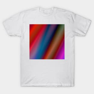 colorful abstract rainbow pattern background T-Shirt